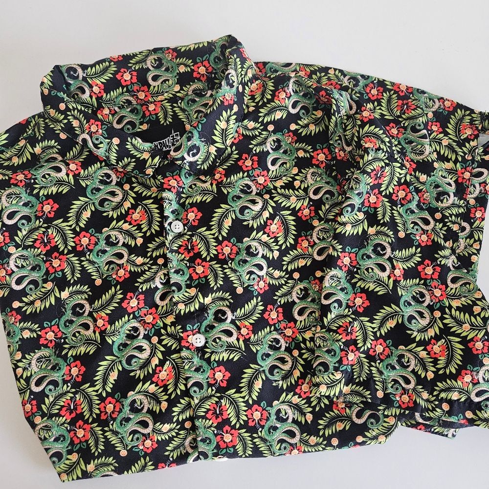 Toei Animation Dragon Ball Z Super Hawaiian Anime Shirt Tropical Men Large